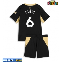 Manchester City Marc Guehi #6 Auswärts Trikotsatz Kinder 2026-27 Kurzarm (+ Kurze Hosen)